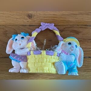 Vintage 1991 Hallmark Crayola Series by Binney & Smith Easter Ornament Basket